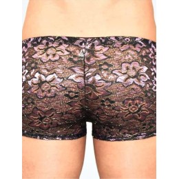 Мужские трусы боксеры темно-серые с узором Romeo Rossi Boxer RR00226