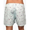 Мужские трусы-шорты бирюзовые с узором Romantic Days Romeo Rossi Blue Shorts RR00309 (L)