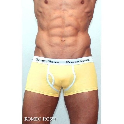 Мужские трусы боксеры желтые Romeo Rossi RR365-13 Boxer Brief (XL)