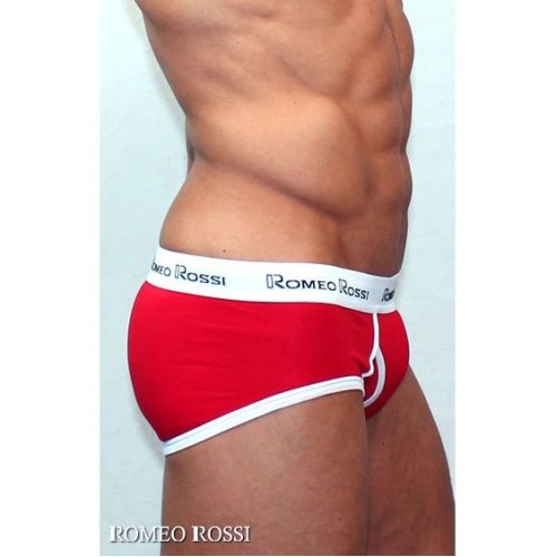 НЕ ТРОГАТЬ !!! ДУБЛЬ ID 44438 Мужские трусы брифы красные Romeo Rossi RR366 Brief (M)