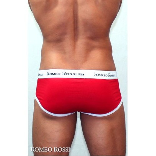 НЕ ТРОГАТЬ !!! ДУБЛЬ ID 44438 Мужские трусы брифы красные Romeo Rossi RR366 Brief (M)