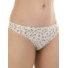 Женские трусы стринги бежевые с принтом ROMEO ROSSI RR1506-1 (M)