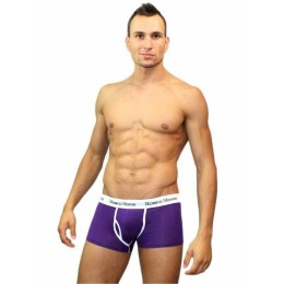 Мужские трусы боксеры фиолетовые Romeo Rossi RR365-5