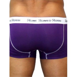 Мужские трусы боксеры фиолетовые Romeo Rossi RR365-5
