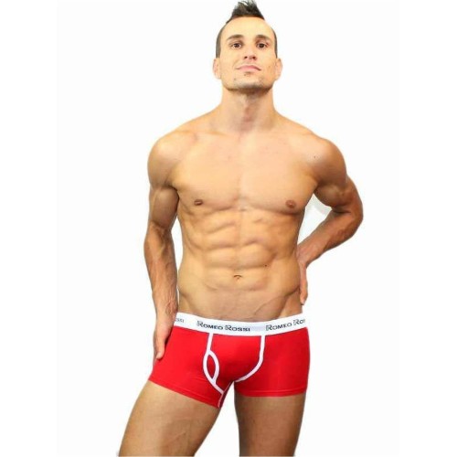 Мужские трусы боксеры красные Romeo Rossi RR365-8 Boxer Brief (L)