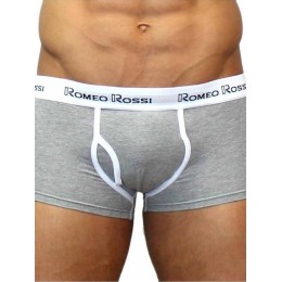 Мужские трусы боксеры серые Romeo Rossi RR365-3
