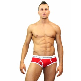 Мужские трусы брифы красные Romeo Rossi RR366-8