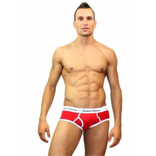 Мужские трусы брифы красные Romeo Rossi RR366-8 Brief (L)