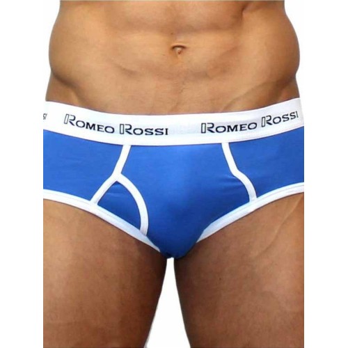 Мужские трусы брифы голубые Romeo Rossi RR366-9 Brief (XXXL)