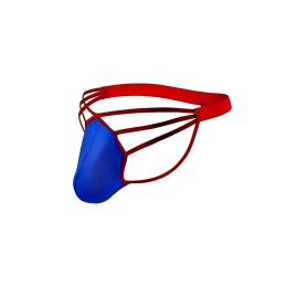 Мужские трусы стринги синие Romeo Rossi RR1022-9