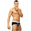 Мужские трусы брифы черные Romeo Rossi RR366-025 Набор из 5 штук +ПОДАРОК (XL)