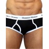 Мужские трусы брифы черные Romeo Rossi RR366-025 Набор из 5 штук +ПОДАРОК (XL)