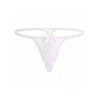 Мужские трусы стринги белые Romeo Rossi RR1033-1 (M)