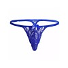 Мужские трусы стринги синие Romeo Rossi RR1033-16 (M)