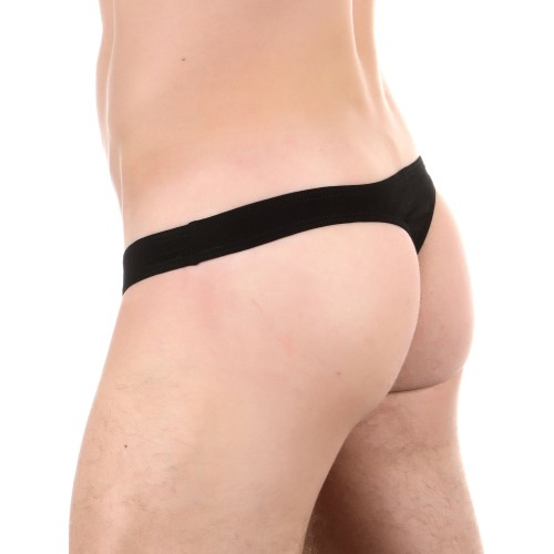 Мужские трусы тонги черные Romeo Rossi RR1044-2 (XXL)