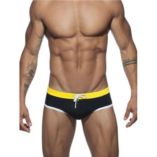Мужские плавки брифы черные Romeo Rossi RR6644-2 (M)